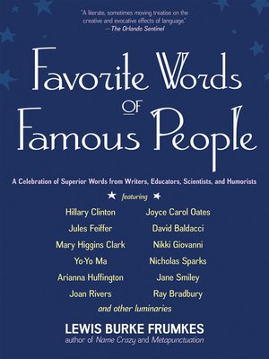 cover image of Favorite Words of Famous People